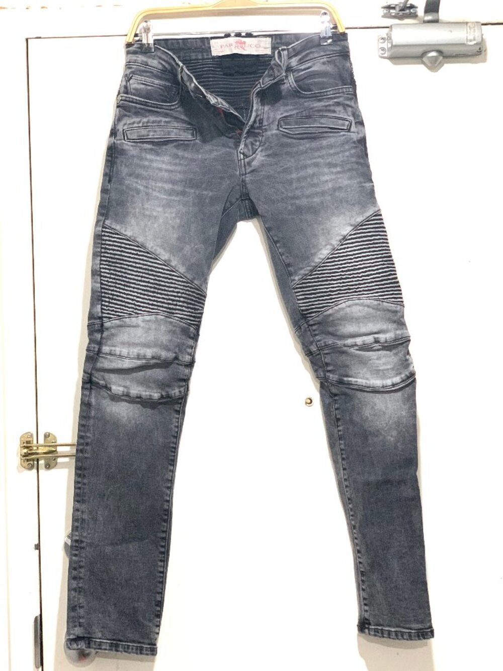 PARASUCO MEDIUM RISE SLIM FIT MOTO STRETCH JEANS SIZE 30